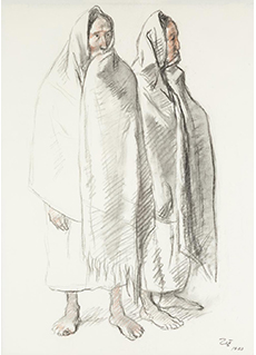 Two Standing Women by Francisco Zuniga